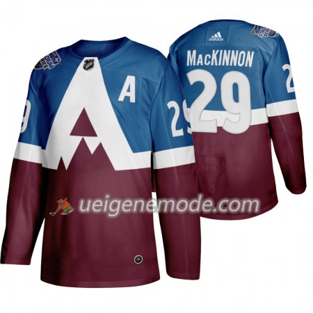 Herren Eishockey Colorado Avalanche Trikot Nathan MacKinnon 29 Adidas 2020 Stadium Series Authentic